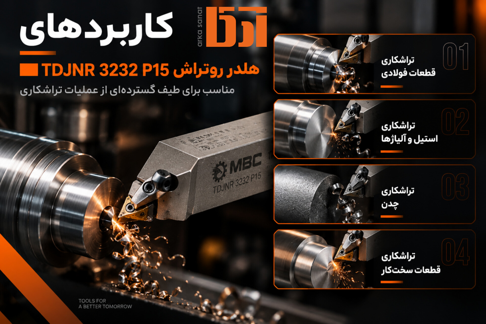 کاربردهای هلدر روتراش MBC TDJNR 3232 P15